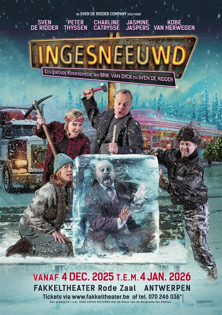 INGESNEEUWD VAN DE SVEN DE RIDDER COMPANY VANAF 4/12 IN HET FAKKELTHEATER